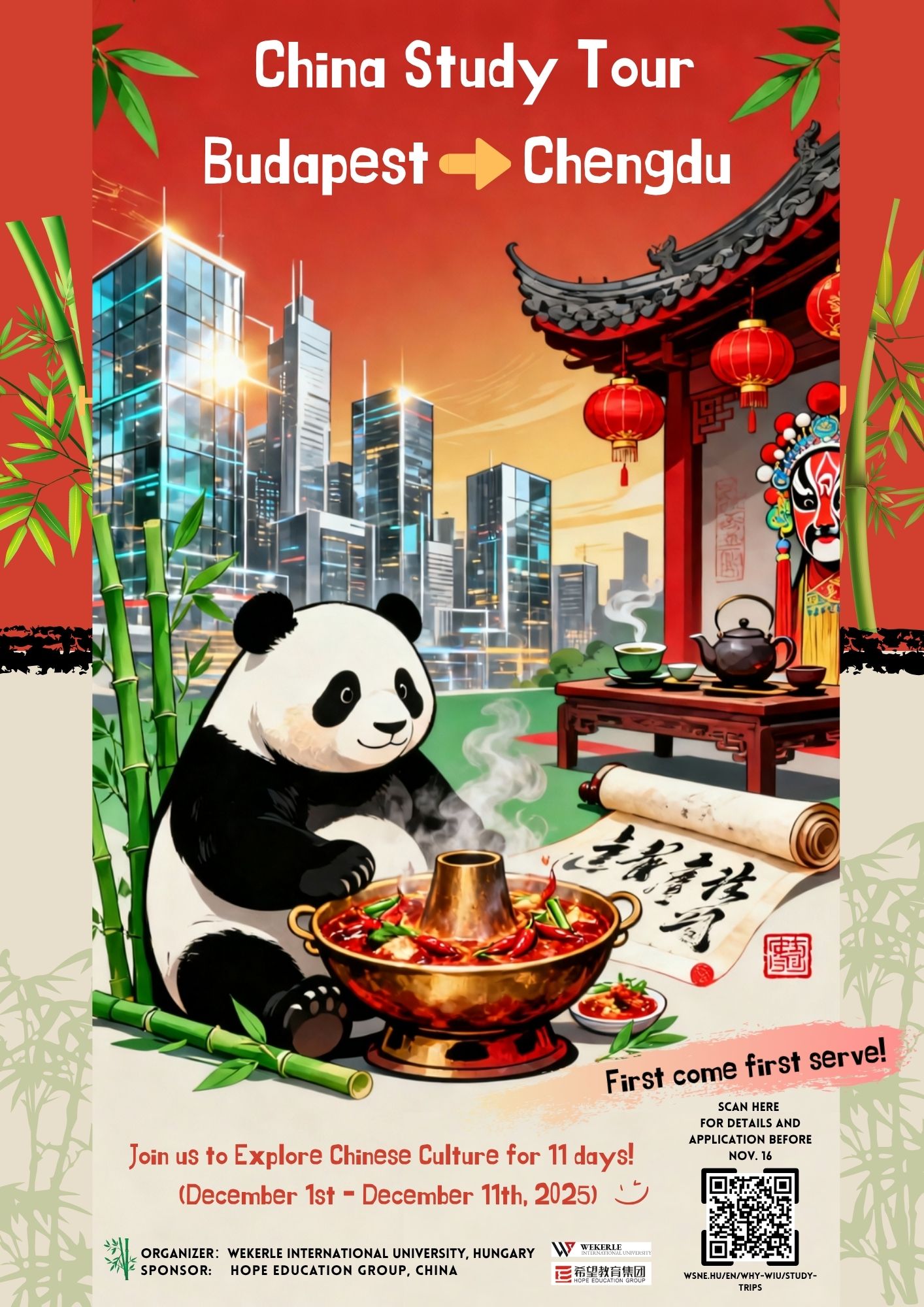 WSNE studytrip poster